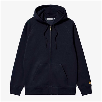 Carhartt WIP Hooded Chase Jacket Dark Navy / Gold